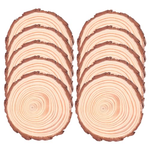 Gadpiparty 12 Stück Holzscheiben Unbearbeitete Runde Holzscheiben für Bastelprojekte Natürliches Material für Tischdeko und DIY Handwerk Vielseitig Einsetzbar Gadpiparty 12 Stück Holzscheiben Unbearbeitete Runde Holzscheiben für Bastelprojekte Natürliches Material für Tischdeko und DIY Handwerk Vielseitig Einsetzbar von Gadpiparty