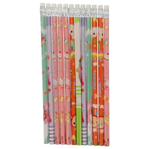 Gadpiparty 12 Stück Holzstifte mit Radiergummi Cartoon Motive für Schreib und Zeichenutensilien für Schule und Kreative Projekte Geschenkidee Gadpiparty 12 Stück Holzstifte mit Radiergummi Cartoon Motive für Schreib und Zeichenutensilien für Schule und Kreative Projekte Geschenkidee von Gadpiparty