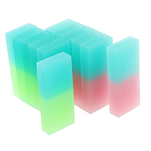 Gadpiparty 12 Stück Jelly Radiergummis für Kreative Rechteckige Radiergummis Leuchtenden Preise für Schule und Aktivitäten für Zuhause und Büro von Gadpiparty
