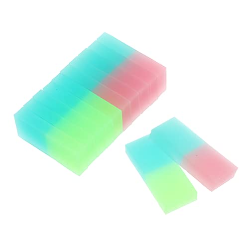 Gadpiparty 12 Stück Kawaii Radiergummis Bunten Kreative Rechteckige Jelly Radiergummis für Schulpreise für Bastelaktivitäten von Gadpiparty