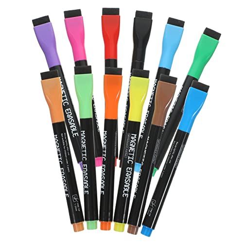 Gadpiparty 12 Stück Magnetische Whiteboard Marker Abwischbare Filzstifte für Spitze Wasserbasierte für Schule und Büro Gadpiparty 12 Stück Magnetische Whiteboard Marker Abwischbare Filzstifte für Spitze Wasserbasierte für Schule und Büro von Gadpiparty