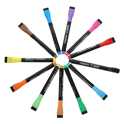Gadpiparty 12 Stück Magnetische Whiteboard Marker Abwischbare Wiederverwendbare Stifte für Kreative Notizen Zeichnungen und Erinnerungen für Zuhause und Büro Multi Function Marker Gadpiparty 12 Stück Magnetische Whiteboard Marker Abwischbare Wiederverwendbare Stifte für Kreative Notizen Zeichnungen und Erinnerungen für Zuhause und Büro Multi Function Marker von Gadpiparty