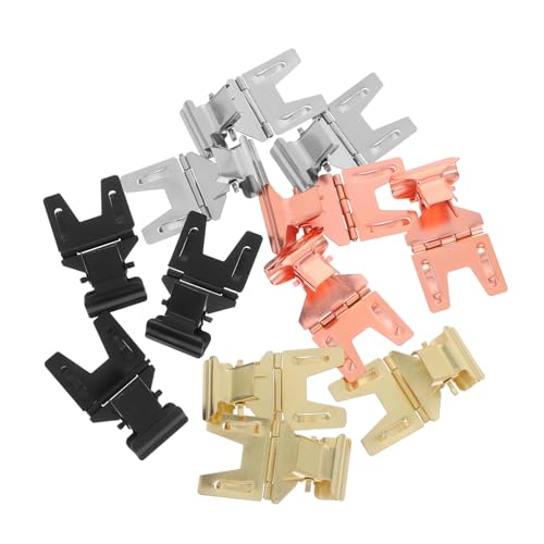 Gadpiparty 12 Stück Metall-preisschildhalter Clips Drehbar Verstellbar Langlebige Etikettenhalter für Ladenregal Warenkorb Bekleidungsgeschäft Modernes Design in Gold Schwarz Silber Roségold von Gadpiparty
