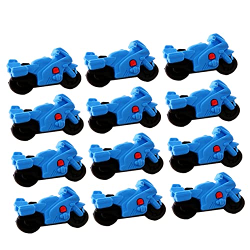 Gadpiparty 12 Stück Radiergummis Motorräder Lustige Cartoon Radierer für Radiergummis für für Kleinkinder Zufällige Farbe von Gadpiparty
