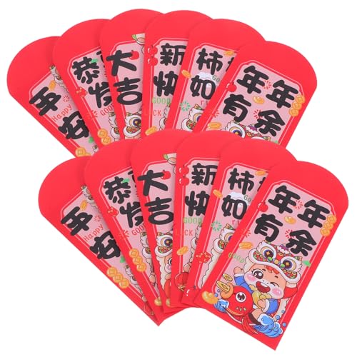 Gadpiparty 12 Stück Roter Umschlag Zum Frühlingsfest Roter Umschlag Aus Papier Zum Frühlingsfest Chinesischer Hong Bao Lautsprecherhalter Neujahrs Hongbao Chinesischer von Gadpiparty