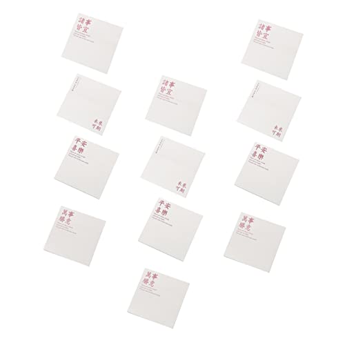 Gadpiparty 12 Stück Selbstklebende Memo Pads für Büro und Schule Bunte Haftnotizen für To Do Listen und Nachrichten Praktisch für Studenten und Büroangestellte Hohe Haftkraft von Gadpiparty