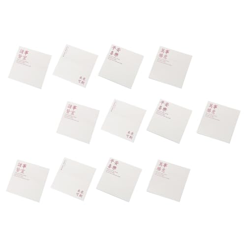 Gadpiparty 12 Stück Selbstklebende Notizblätter Bunte Haftnotizen für Schule und Büro Praktische Memo Sticker für Studenten Zufällige Farben Zufällige Farbe von Gadpiparty