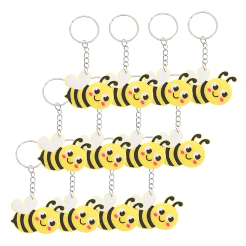 Gadpiparty 12 Stück Teiliges Cartoon Bienen Schlüsselanhänger aus Metall und PVC Langlebig und Klein Vielseitig als Taschen und Rucksack Deko für Bienenfreunde und Imker Geeignet Gadpiparty 12 Stück Teiliges Cartoon Bienen Schlüsselanhänger aus Metall und PVC Langlebig und Klein Vielseitig als Taschen und Rucksack Deko für Bienenfreunde und Imker Geeignet von Gadpiparty