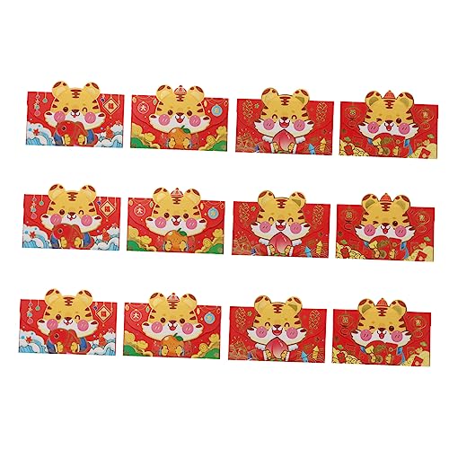 Gadpiparty 12 Stück Teiliges Chinesische Neujahr Rote Umschläge Cartoon Stil Geldgeschenk Taschen Klare Muster Fein Verarbeitet Leicht und Praktisch für Frühlingsfest und Festlichkeiten Gadpiparty 12 Stück Teiliges Chinesische Neujahr Rote Umschläge Cartoon Stil Geldgeschenk Taschen Klare Muster Fein Verarbeitet Leicht und Praktisch für Frühlingsfest und Festlichkeiten von Gadpiparty