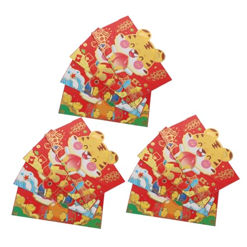 Gadpiparty 12 Stück Teiliges Chinesische Rote Umschläge mit Cartoon Motiven Traditionelle Frühlingsfest Geschenktüten aus Papier Dekorative Glückswünsche für Neujahr Festlich und Gadpiparty 12 Stück Teiliges Chinesische Rote Umschläge mit Cartoon Motiven Traditionelle Frühlingsfest Geschenktüten aus Papier Dekorative Glückswünsche für Neujahr Festlich und von Gadpiparty