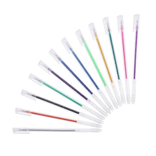 Gadpiparty 12 Stück Teiliges Glitzer Stifte für DIY Kunsthandwerk Glitzer Marker mit Fluoreszierenden für Kreatives Zeichnen und Notizen Schule Gadpiparty 12 Stück Teiliges Glitzer Stifte für DIY Kunsthandwerk Glitzer Marker mit Fluoreszierenden für Kreatives Zeichnen und Notizen Schule von Gadpiparty