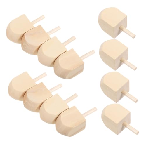 Gadpiparty 12 Stück Teiliges Hanukkah Holz Dreidel Unbemalte Handgemachte Spinning Tops DIY Chanukka Bastelspielzeug für Traditionelle Holz Gyros Familienfest und Feiertagsdekor Gadpiparty 12 Stück Teiliges Hanukkah Holz Dreidel Unbemalte Handgemachte Spinning Tops DIY Chanukka Bastelspielzeug für Traditionelle Holz Gyros Familienfest und Feiertagsdekor von Gadpiparty