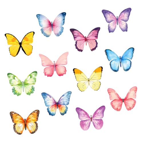 Gadpiparty 12 Stück Teiliges Kreative Schmetterling Haftnotizen Dekorative Büro Memo Pads für Notizen Archivierung und Organisation im und Büro von Gadpiparty