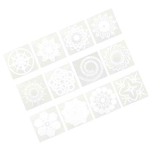 Gadpiparty 12 Stück Teiliges Mandala Schablonen Set für Wandmalerei und DIY Projekte Wiederverwendbare Leere Schablonen für Kunsthandwerk und Dekoration mit Verschiedenen Mustern Gadpiparty 12 Stück Teiliges Mandala Schablonen Set für Wandmalerei und DIY Projekte Wiederverwendbare Leere Schablonen für Kunsthandwerk und Dekoration mit Verschiedenen Mustern von Gadpiparty