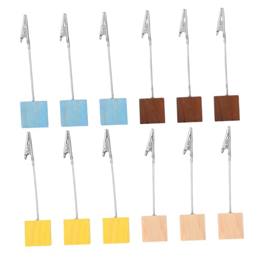 Gadpiparty 12 Stück Teiliges Memo Clip mit Holz Würfelbasis und Einzigartigem Krokodilklemmen Design Vintage Stil Vielseitig als Foto Karten und Notizhalter für Büro und Zuhause Gadpiparty 12 Stück Teiliges Memo Clip mit Holz Würfelbasis und Einzigartigem Krokodilklemmen Design Vintage Stil Vielseitig als Foto Karten und Notizhalter für Büro und Zuhause von Gadpiparty