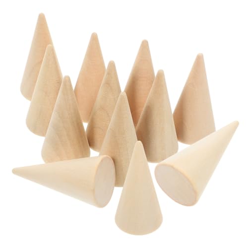 Gadpiparty 12 Stück Teiliges Naturbelassene Holzkegel Höhe Minimalistische Geometrische DIY Dekoration Leichter Holz für Wohn Büro und Arbeitsbereich Vielseitig Bemalbar und Anpassbar Gadpiparty 12 Stück Teiliges Naturbelassene Holzkegel Höhe Minimalistische Geometrische DIY Dekoration Leichter Holz für Wohn Büro und Arbeitsbereich Vielseitig Bemalbar und Anpassbar von Gadpiparty