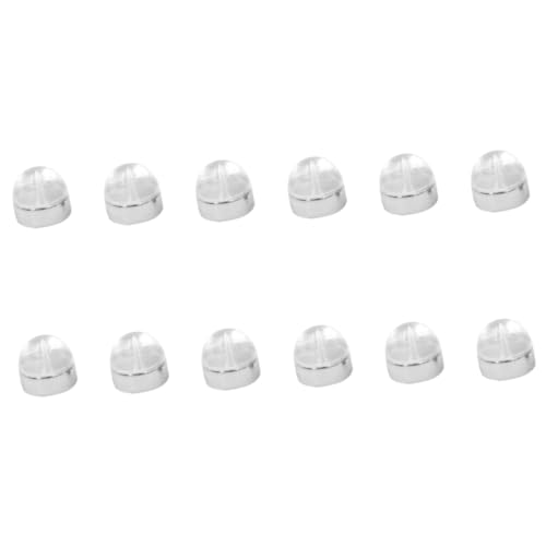 Gadpiparty 12 Stück Teiliges Ohrstecker Verschlüsse und Sichere Ohrring Rückseiten Langlebig und Passend für Verschiedene Ohrschmuck und Ohrringe für Herren von Gadpiparty