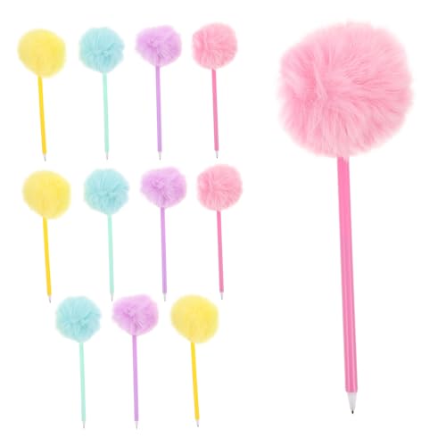 Gadpiparty 12 Stück Teiliges Pom Pom Kugelschreiber Flauschig Plüsch Schreibstifte Bunte Kreativkugelschreiber Weich Ergonomisch Für Schule Büro Zuhause Gadpiparty 12 Stück Teiliges Pom Pom Kugelschreiber Flauschig Plüsch Schreibstifte Bunte Kreativkugelschreiber Weich Ergonomisch Für Schule Büro Zuhause von Gadpiparty