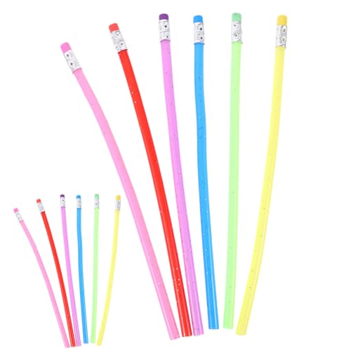 Gadpiparty 12 Stück Teiliges Pvc biegebleistifte mit Radiergummi Lange Flexible Umweltfreundliche Schreibstifte in Zufälligen Farben Sicher und Kreativ für Schule und Zufällige Farbe Gadpiparty 12 Stück Teiliges Pvc biegebleistifte mit Radiergummi Lange Flexible Umweltfreundliche Schreibstifte in Zufälligen Farben Sicher und Kreativ für Schule und Zufällige Farbe von Gadpiparty