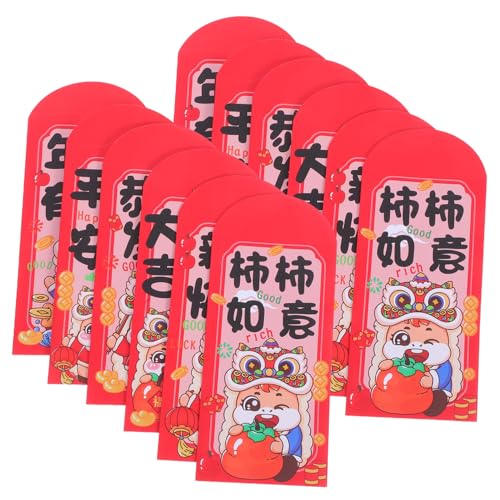 Gadpiparty 12 Stück Teiliges Rote Geldumschläge zum Chinesischen Neujahr Dickes Papier Jahr Des Pferdes Motiv Traditionelle Hongbao für Lunar Spring Festival und Festliche Geldgeschenke Gadpiparty 12 Stück Teiliges Rote Geldumschläge zum Chinesischen Neujahr Dickes Papier Jahr Des Pferdes Motiv Traditionelle Hongbao für Lunar Spring Festival und Festliche Geldgeschenke von Gadpiparty