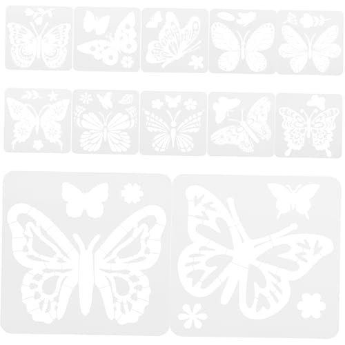 Gadpiparty 12 Stück Teiliges Schablonen für Malprojekte Dekorative Diy Malvorlagen mit Hohlem Design für Scrapbooking und Wandkunst Sicher und Wiederverwendbar Gadpiparty 12 Stück Teiliges Schablonen für Malprojekte Dekorative Diy Malvorlagen mit Hohlem Design für Scrapbooking und Wandkunst Sicher und Wiederverwendbar von Gadpiparty