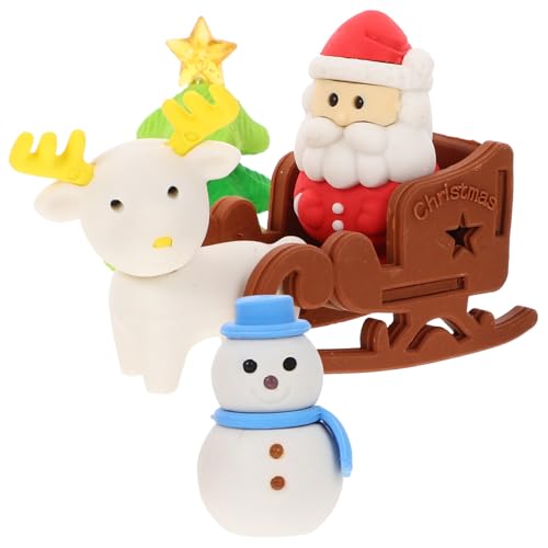 Gadpiparty 12 Stück Teiliges Weihnachts Radiergummis für Metallbox Süße Motive Wie Weihnachtsmann Schneemann und für Schulbedarf und Kleine Gadpiparty 12 Stück Teiliges Weihnachts Radiergummis für Metallbox Süße Motive Wie Weihnachtsmann Schneemann und für Schulbedarf und Kleine von Gadpiparty