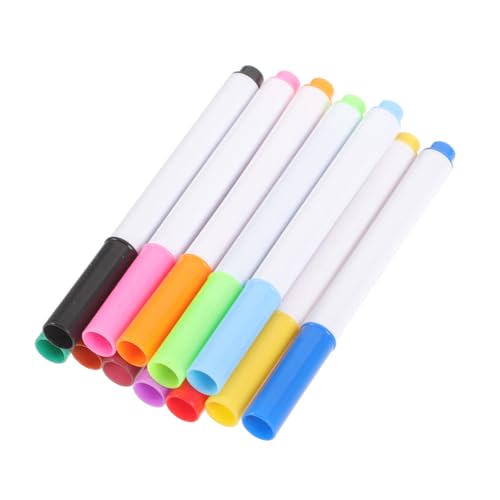 Gadpiparty 12 Stück Teiliges Whiteboard Marker Wasserbasierte Abwischbare Schulmarker in Farben Umweltfreundliche Whiteboard Stifte für Klassenzimmer Büro und Zuhause Leicht zu Reinigen von Gadpiparty