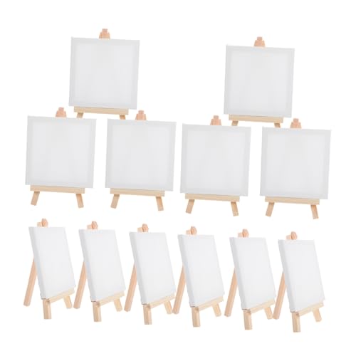 Gadpiparty 12 Stück Teiliges Zierlicher Tischleinwand Easel für Multifunktionale Leinwandständer für Malerei für Studenten und Hobbykünstler für Öl und Acrylfarben Gadpiparty 12 Stück Teiliges Zierlicher Tischleinwand Easel für Multifunktionale Leinwandständer für Malerei für Studenten und Hobbykünstler für Öl und Acrylfarben von Gadpiparty