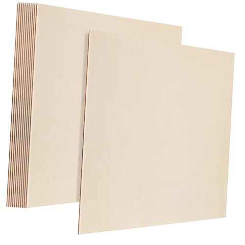 Gadpiparty 12 Stück Unlackierte Holzplatten Quadratische Bastelbrettchen für Diy Gravieren Brandmalerei und Kunsthandwerk Robuste Natürliche Holzoberfläche für Kreative Projekte Gadpiparty 12 Stück Unlackierte Holzplatten Quadratische Bastelbrettchen für Diy Gravieren Brandmalerei und Kunsthandwerk Robuste Natürliche Holzoberfläche für Kreative Projekte von Gadpiparty