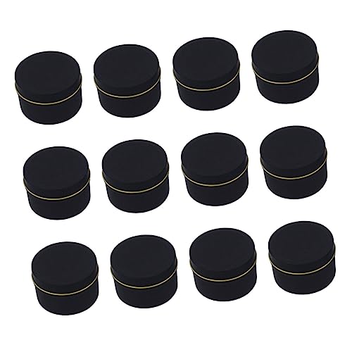 Gadpiparty 12 Stück Vintage Kerzen Aufbewahrungsdosen Eisenbehälter für Kerzenherstellung DIY Projekte Teeladen Verpackungen Langlebig und Geruchsneutral für Trockene Lagerung von Gadpiparty