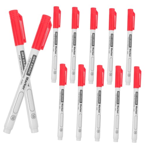 Gadpiparty 12 Stück Whiteboard Marker Spitze Abwischbare Markierstifte für Schule Büro und Kreative Projekte Graffiti Markierstifte Langlebig und Farbintensiv von Gadpiparty