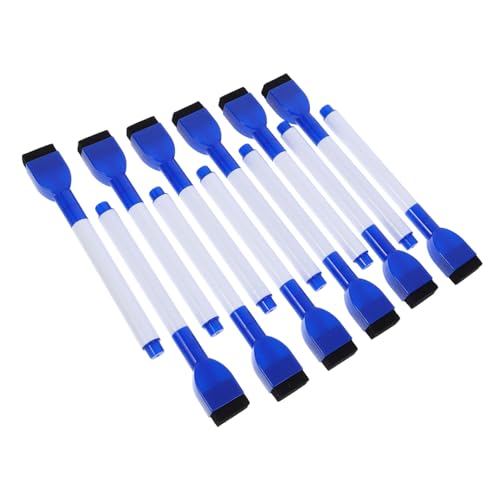 Gadpiparty 12 Stück Whiteboard-Stift büromaterial Trockenradiermarker Große Whiteboard-Marker abwischbare Marker für Schüttgutstifte Office Trockenlösche Vorräte Tafelmarker Plastik von Gadpiparty