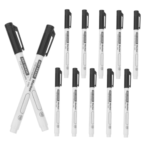 Gadpiparty 12 Stück Whiteboard-stift Abwaschbare Stifte Weißer Permanentmarker Textmarker Stifte Für Die Schule Grafische Markierungen Whiteboard-marker Plastik Black Gadpiparty 12 Stück Whiteboard-stift Abwaschbare Stifte Weißer Permanentmarker Textmarker Stifte Für Die Schule Grafische Markierungen Whiteboard-marker Plastik Black von Gadpiparty