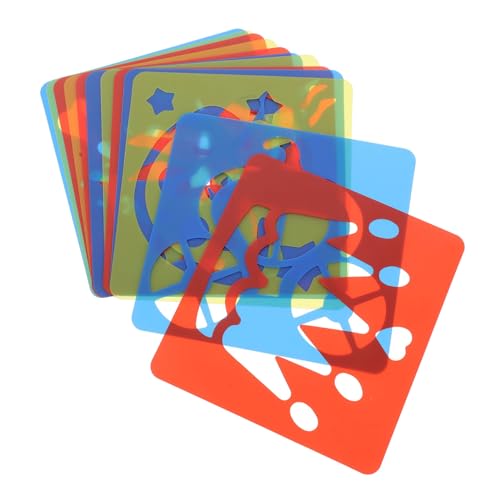 Gadpiparty 12 Teilige Zeichenschablonen Aus Kunststoff Für Kleinkinder Kinderschablonen Gesichtsbemalungsschablonen Wiederverwendbare Malschablonen Für Kleinkinderschablonen Malvorlage Gadpiparty 12 Teilige Zeichenschablonen Aus Kunststoff Für Kleinkinder Kinderschablonen Gesichtsbemalungsschablonen Wiederverwendbare Malschablonen Für Kleinkinderschablonen Malvorlage von Gadpiparty