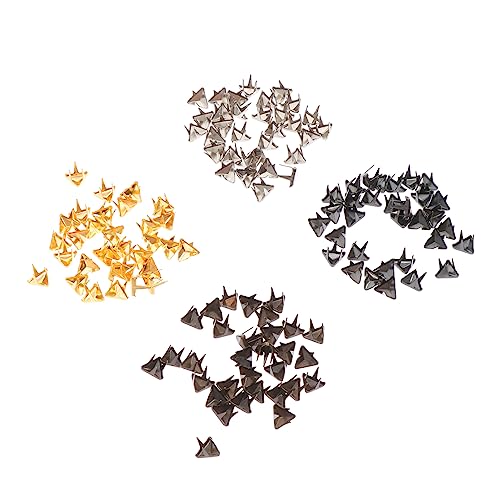 Gadpiparty 120 Stück Mini Dreieckige Stern Krallen Nieten DIY Rivets für Puppenkleidung und Accessoires Zufällige Farben für Bastelprojekte Dekorative Nieten für Taschen und Zufällige Farbe Gadpiparty 120 Stück Mini Dreieckige Stern Krallen Nieten DIY Rivets für Puppenkleidung und Accessoires Zufällige Farben für Bastelprojekte Dekorative Nieten für Taschen und Zufällige Farbe von Gadpiparty