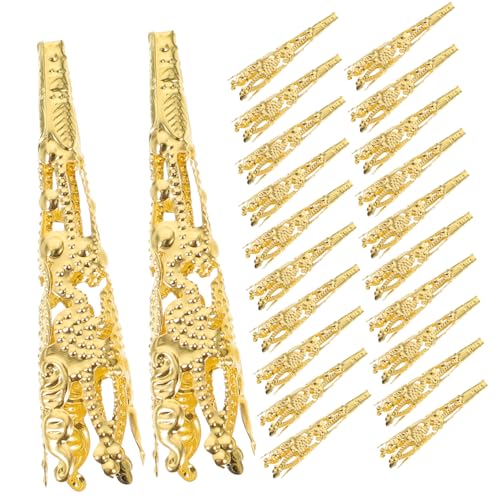 Gadpiparty 120 Stück Perlenkappen für Schmuckherstellung Perlenkappen Abstandshalter für DIY Armbänder und Goldfarbene Schmuckzubehör Ergänzung für Ihre Designs Gadpiparty 120 Stück Perlenkappen für Schmuckherstellung Perlenkappen Abstandshalter für DIY Armbänder und Goldfarbene Schmuckzubehör Ergänzung für Ihre Designs von Gadpiparty