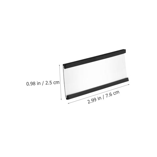 Gadpiparty 120 Stück Praktischer Teilig Förmiger Magnetic Label Holder Wiederverwendbarer Datenhalter für Regalorganisation Beschriftbar für Lager und Büro Gadpiparty 120 Stück Praktischer Teilig Förmiger Magnetic Label Holder Wiederverwendbarer Datenhalter für Regalorganisation Beschriftbar für Lager und Büro von Gadpiparty