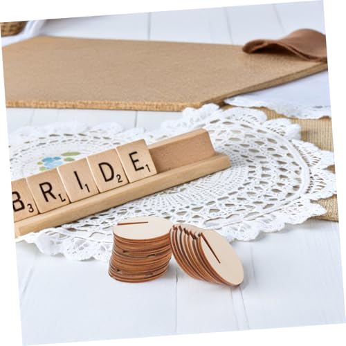 Gadpiparty 120 Stück Runde Holz Drink Tags Stabile Befestigung Blanko Weinglas Namensschilder Charmante Dekoration für Hochzeit Party DIY Geeignet für Innen und Außenbereiche von Gadpiparty