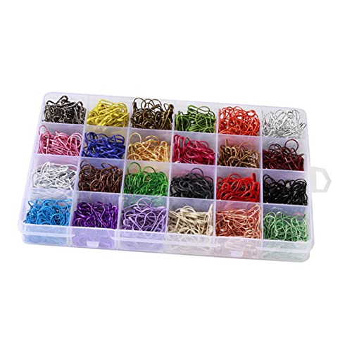 Gadpiparty 1200 Stück Teiliges Metall Birnen Sicherheitsnadeln Farben Langlebige Stecknadeln für DIY Basteln Stricken Maschenmarkierer Vielseitig Einsetzbar für Kleidung und Handarbeiten von Gadpiparty