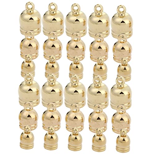 Gadpiparty 120Stücke Quastenkappen Kordelstopper Für DIY Schmuck Endkappen Für Halsketten Armbänder Und Ohrringe Für Und Bastelprojekte Verschiedene Gadpiparty 120Stücke Quastenkappen Kordelstopper Für DIY Schmuck Endkappen Für Halsketten Armbänder Und Ohrringe Für Und Bastelprojekte Verschiedene von Gadpiparty