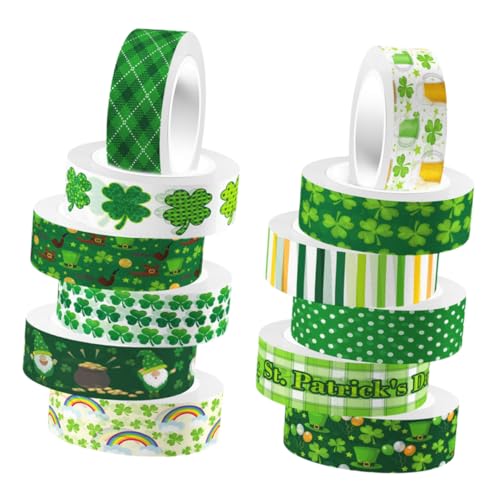 Gadpiparty 12Rollen Washi Tape Dekorative Scrapbook Bänder für DIY Projekte Vielseitiges Klebeband für Tagebuch Geschenkverpackungen und Partydekorationen Leicht Abreißbar von Gadpiparty