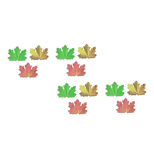 Gadpiparty 12Stücke Ahornblatt Design Haftnotizen Umweltfreundliche Wiederverwendbare Memo Sticker für Kreative Botschaften und Herbstdeko von Gadpiparty