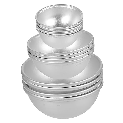 Gadpiparty 12Stücke Aluminium Badeballform Teiliges DIY Formen Langlebiger Aluminiumlegierung Badebomben und Kuchen für Erwachsene Gadpiparty 12Stücke Aluminium Badeballform Teiliges DIY Formen Langlebiger Aluminiumlegierung Badebomben und Kuchen für Erwachsene von Gadpiparty