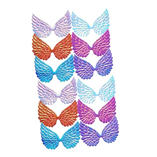 Gadpiparty 12Stücke DIY Patches Glitzernde Engelsflügel für Bastelzubehör für Haarspangen und Dekoration für Karneval Halloween und Kostümpartys Gadpiparty 12Stücke DIY Patches Glitzernde Engelsflügel für Bastelzubehör für Haarspangen und Dekoration für Karneval Halloween und Kostümpartys von Gadpiparty