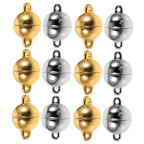 Gadpiparty 12Stücke Magnetische Verschlüsse für Armbänder DIY Schmuckzubehör Langlebige und Hochwertige Magnetverschlüsse Glänzende Oberfläche Gadpiparty 12Stücke Magnetische Verschlüsse für Armbänder DIY Schmuckzubehör Langlebige und Hochwertige Magnetverschlüsse Glänzende Oberfläche von Gadpiparty