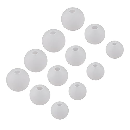 Gadpiparty 12Stücke Silikon Epoxidharz Kugel Formen für DIY Schmuckherstellung Hochtransparente Silikon Gießformen für Handwerksprojekte und Gadpiparty 12Stücke Silikon Epoxidharz Kugel Formen für DIY Schmuckherstellung Hochtransparente Silikon Gießformen für Handwerksprojekte und von Gadpiparty