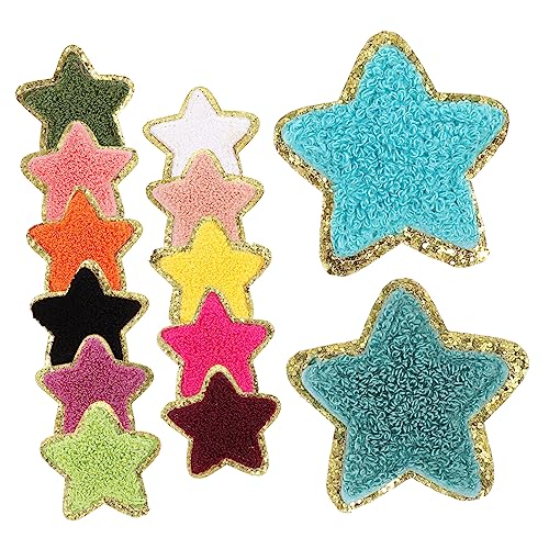 Gadpiparty 13 Stück Teiliges Dekorative Patches Verschleißfeste Aufnäher für Jacken Hüte und Kleidung Vielseitige Accessoires für Diy Projekte und Kostüme von Gadpiparty