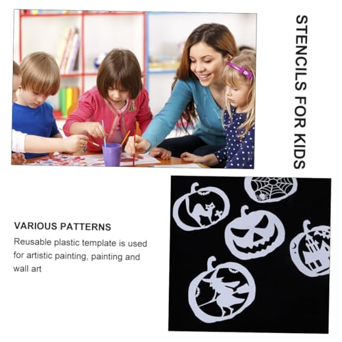 Gadpiparty 14 Stk. Teiliges Kürbis Bastelset mit Wiederverwendbaren Zeichenschablonen Kindersichere Kunststoff-vorlagen für Kreative Halloween Diy-projekte Vielseitig Einsetzbar für Wand und Gadpiparty 14 Stk. Teiliges Kürbis Bastelset mit Wiederverwendbaren Zeichenschablonen Kindersichere Kunststoff-vorlagen für Kreative Halloween Diy-projekte Vielseitig Einsetzbar für Wand und von Gadpiparty
