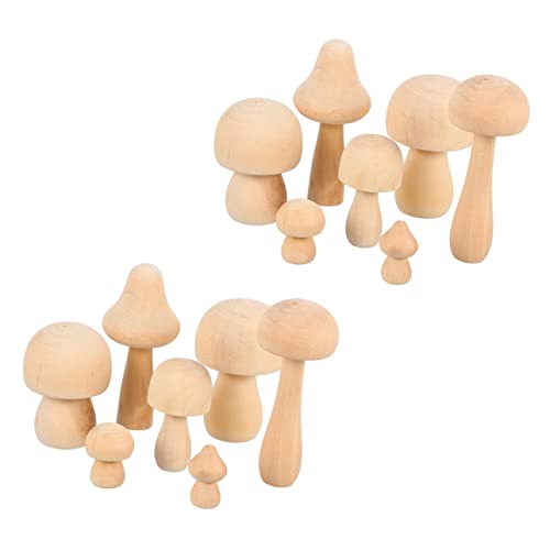 Gadpiparty 14 Stück Holzpilzschmuck Mini-pilz in Verschiedenen Größen Weihnachtsschmuck Kind Handwerksbedarf Diy-verzierung Klein Holzig Hausdekoration Hand Malen Unvollendet Gadpiparty 14 Stück Holzpilzschmuck Mini-pilz in Verschiedenen Größen Weihnachtsschmuck Kind Handwerksbedarf Diy-verzierung Klein Holzig Hausdekoration Hand Malen Unvollendet von Gadpiparty