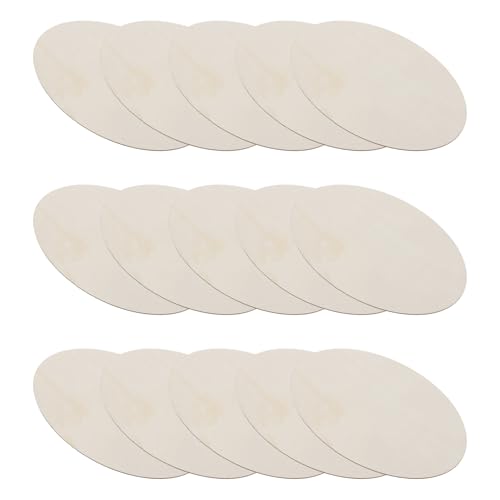 Gadpiparty 15 Stück Graffiti Bemalt Holzstücke Basswood Carving Blanks Basswood Dünne Bretter Dünnes Holzbrett Unvollendeter Holzsperrholz Naturholzplatten Holzspan Beige Hölzern von Gadpiparty